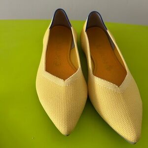 Rothy's Sunflower Point Ballet flats size 9.5W